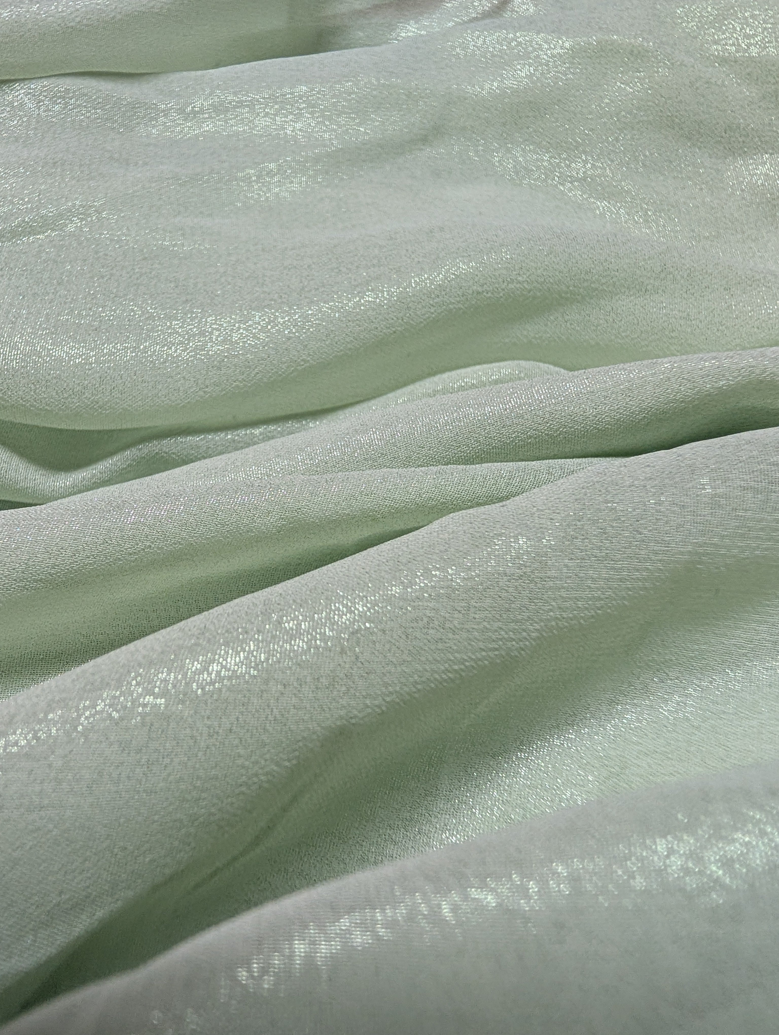 Savage X Fenty Shimmer Mint Green Long Sleeved Robe 3X
