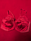 Elomi Retro Chic Embroidered Red Bra 36H
