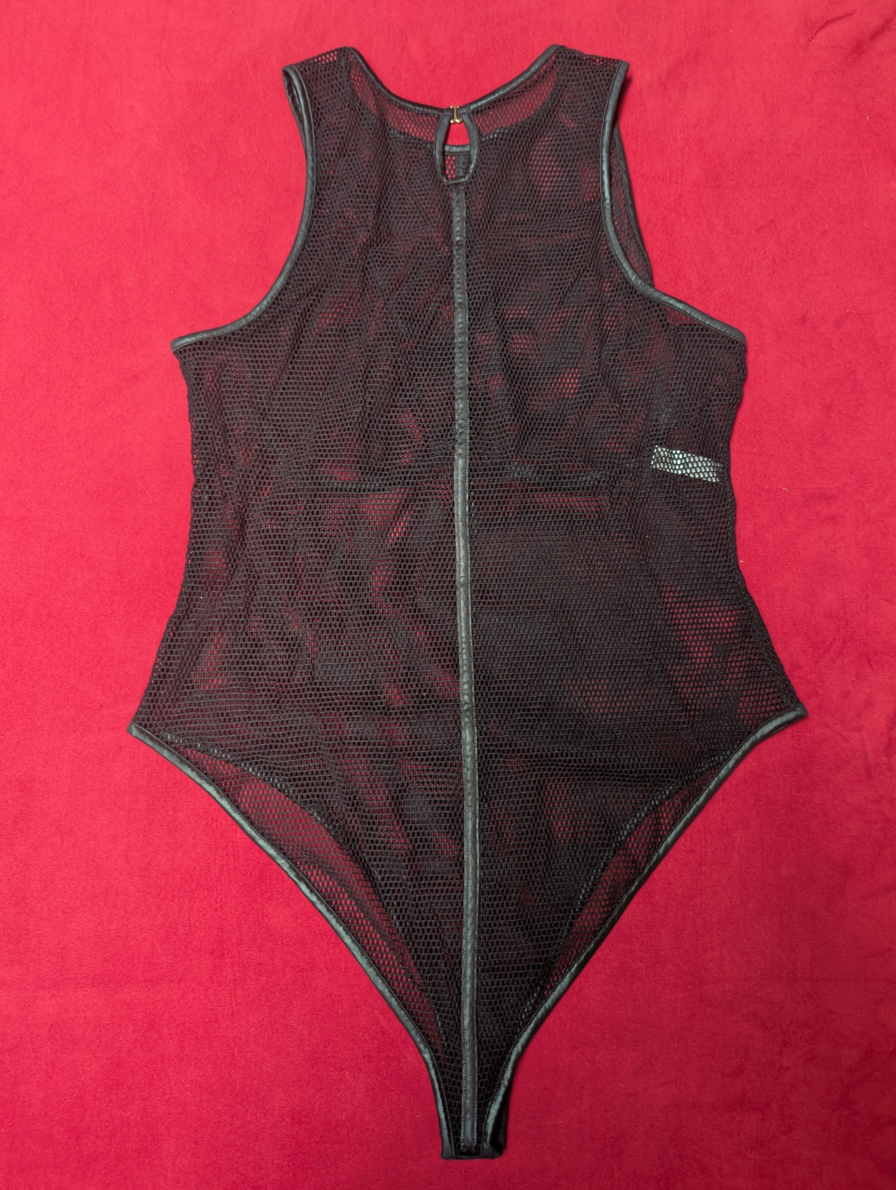 Mapale Nylon Fishnet Cyberpunk Bodysuit 2X/3X