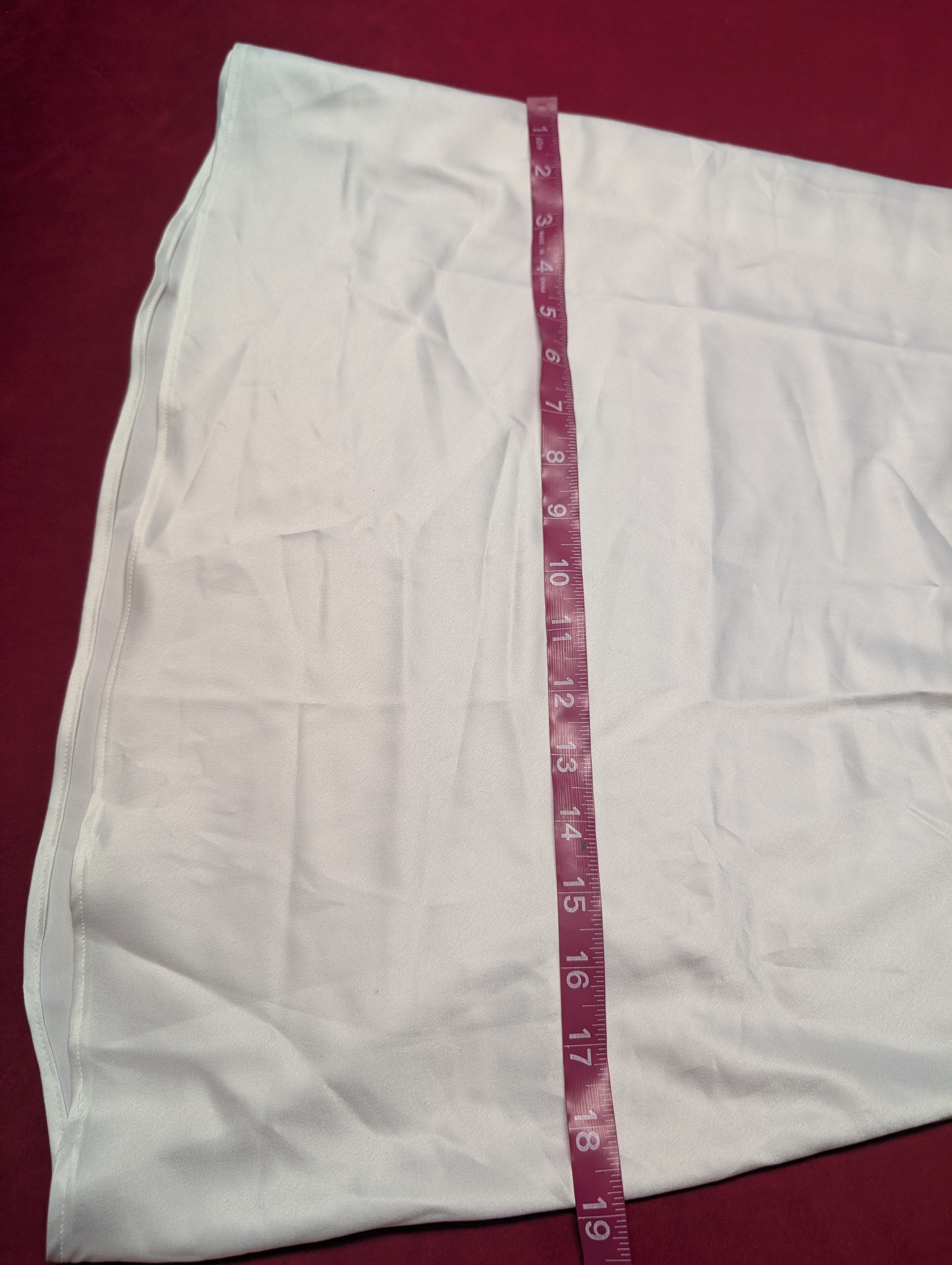 Lauren Ralph Lauren White Lace Detail Chemise XS