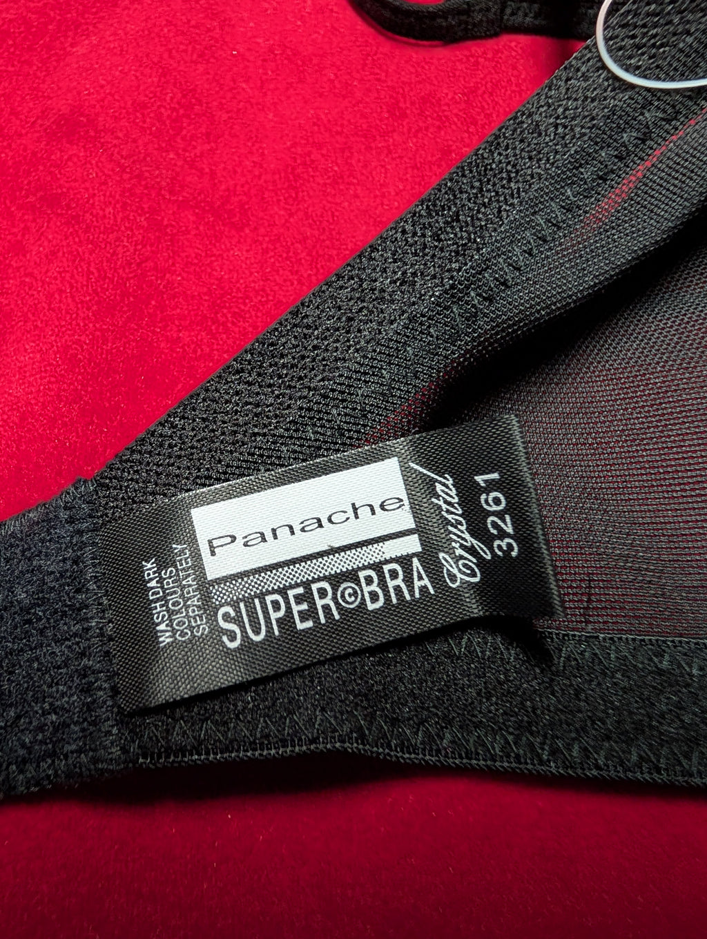 Panache Superbra Crystal Embellished Lace Bra and Panty Set UK 36G