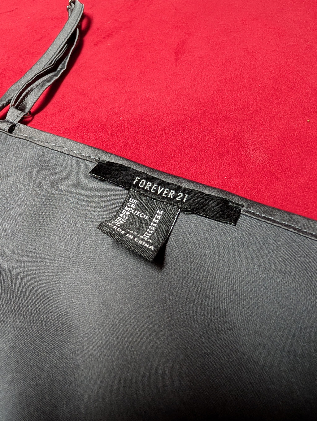 Cowl Neck Satin Slip Dress in Slate Grey Medium
