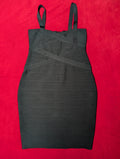 Bebe Bondage Strappy Mini Dress in S/M