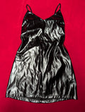 TopShop Faux Leather Strappy Mini Dress in Size 6