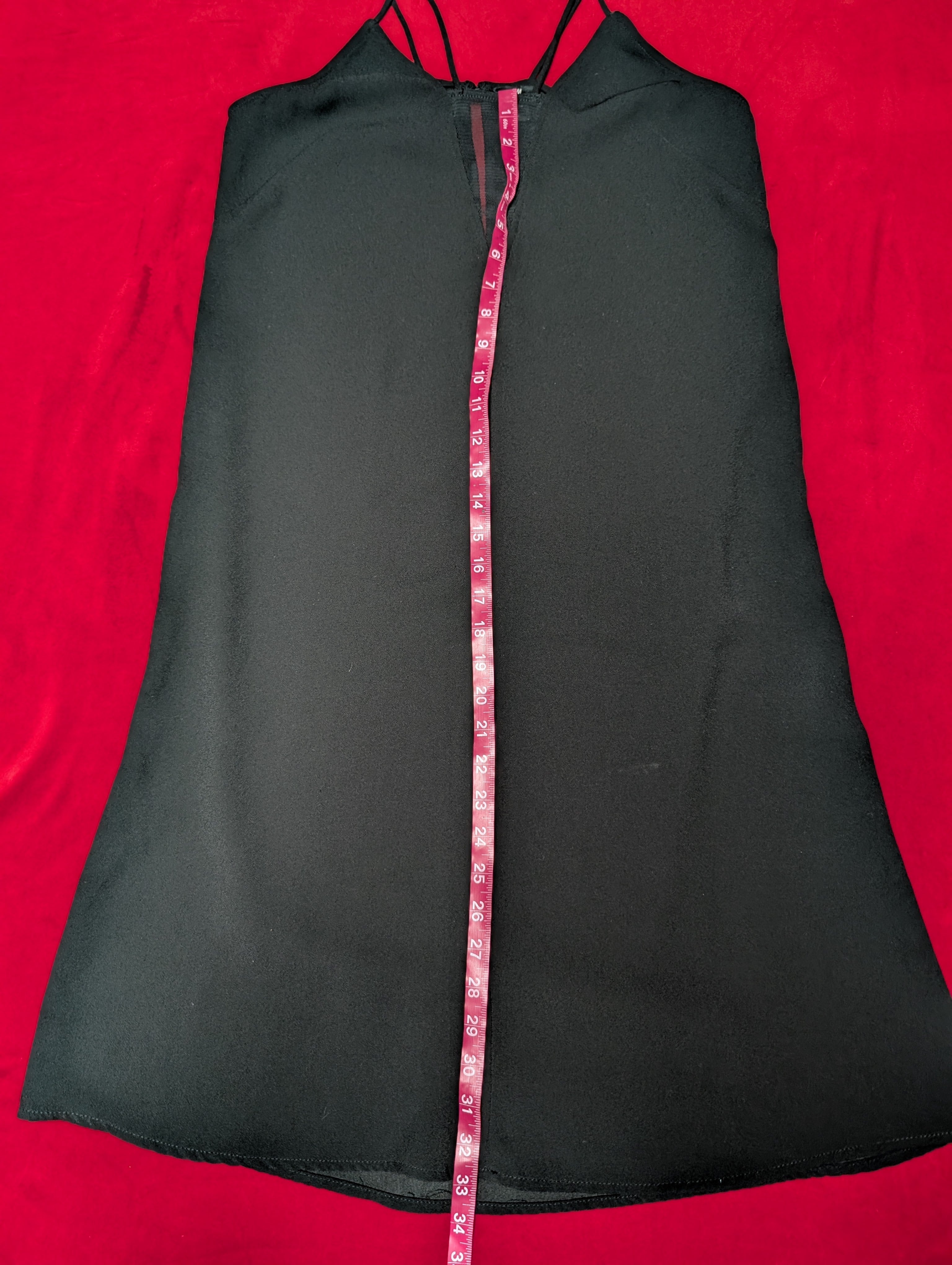H&M Mesh Cutout Cross Strap Chemise Slip size 6