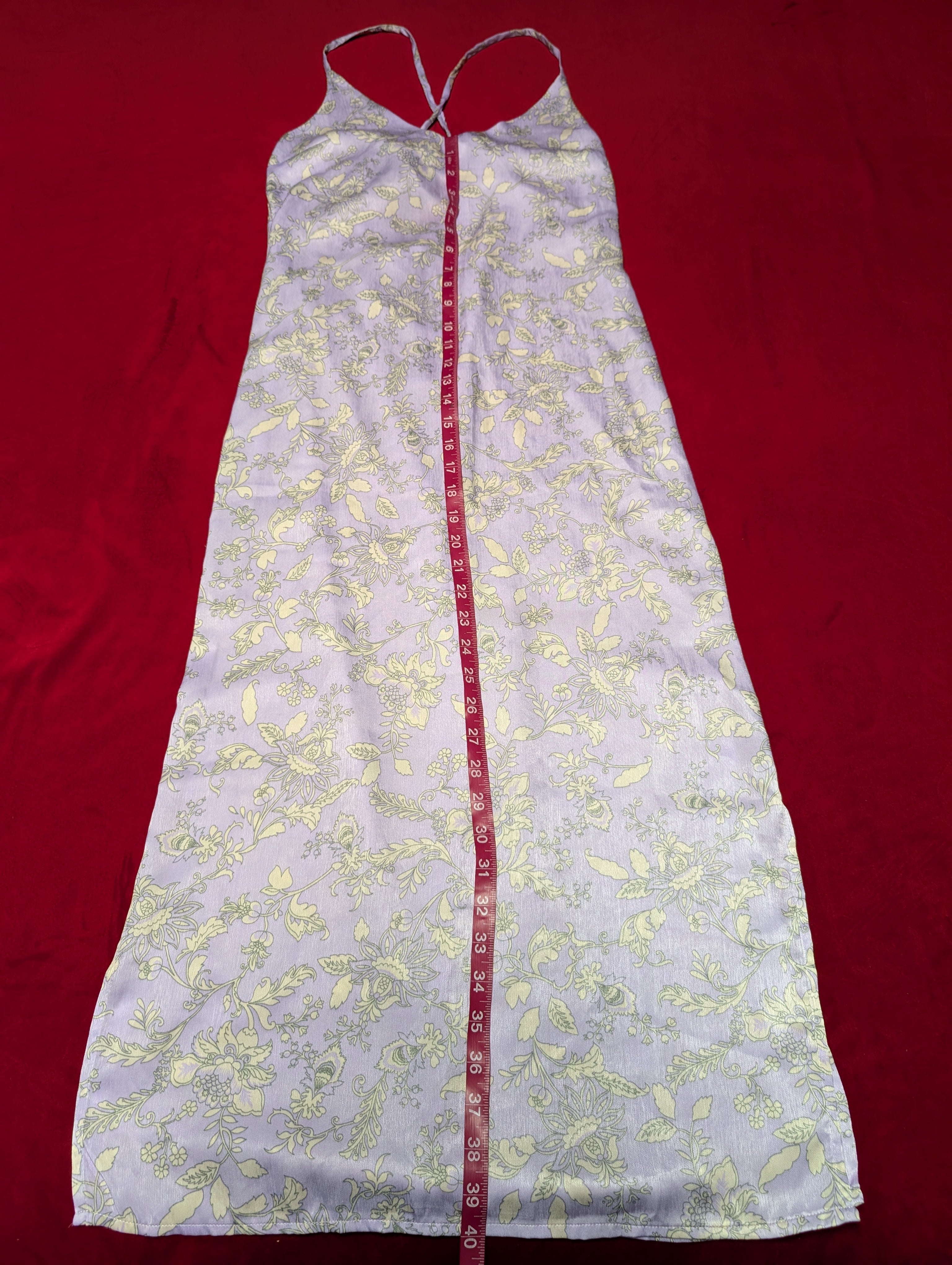 TopShop Lavender Strappy Maxi Slip Dress in size 4 Small