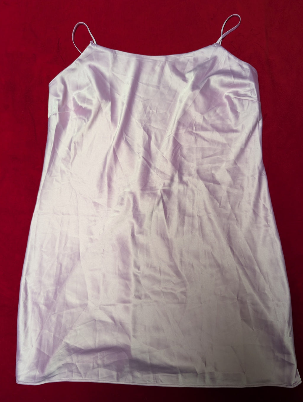 Parade Powder Pink Satin Mini Slip Dress size Small