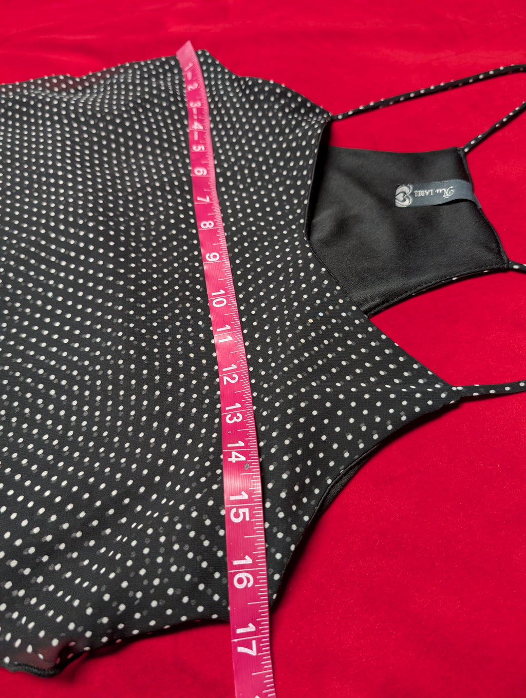 Polka Dot Asymmetrical Wrap Dress in Small