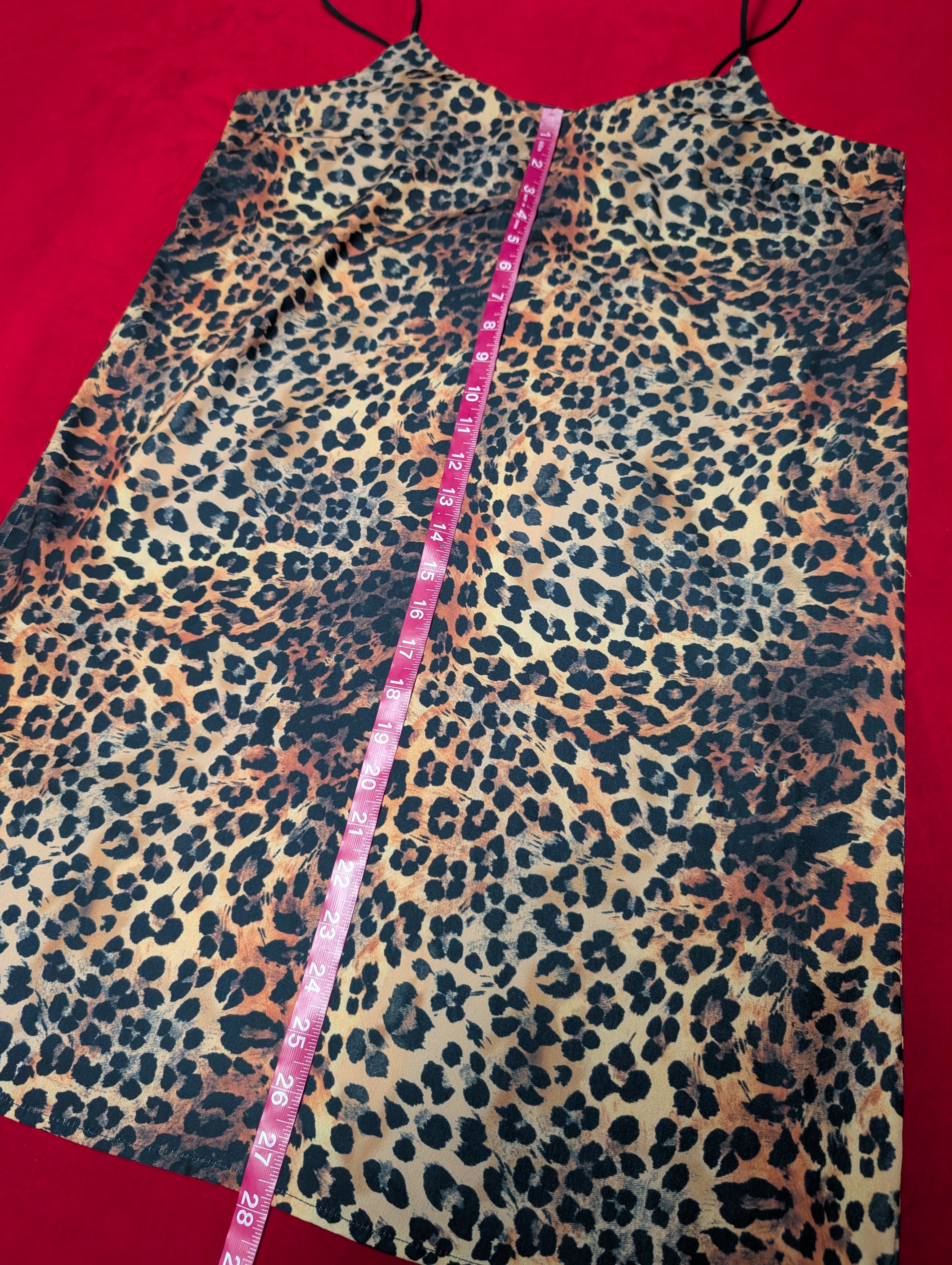 Collusion UK Cheetah Girl Mini Slip Dress in Size 10