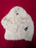 Vera Wang Soft Pink Faux Fur Jacket in Small