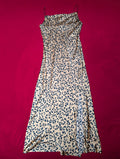 Charmed Hearts Animal Print Cheetah Slip Maxi Dress in XL