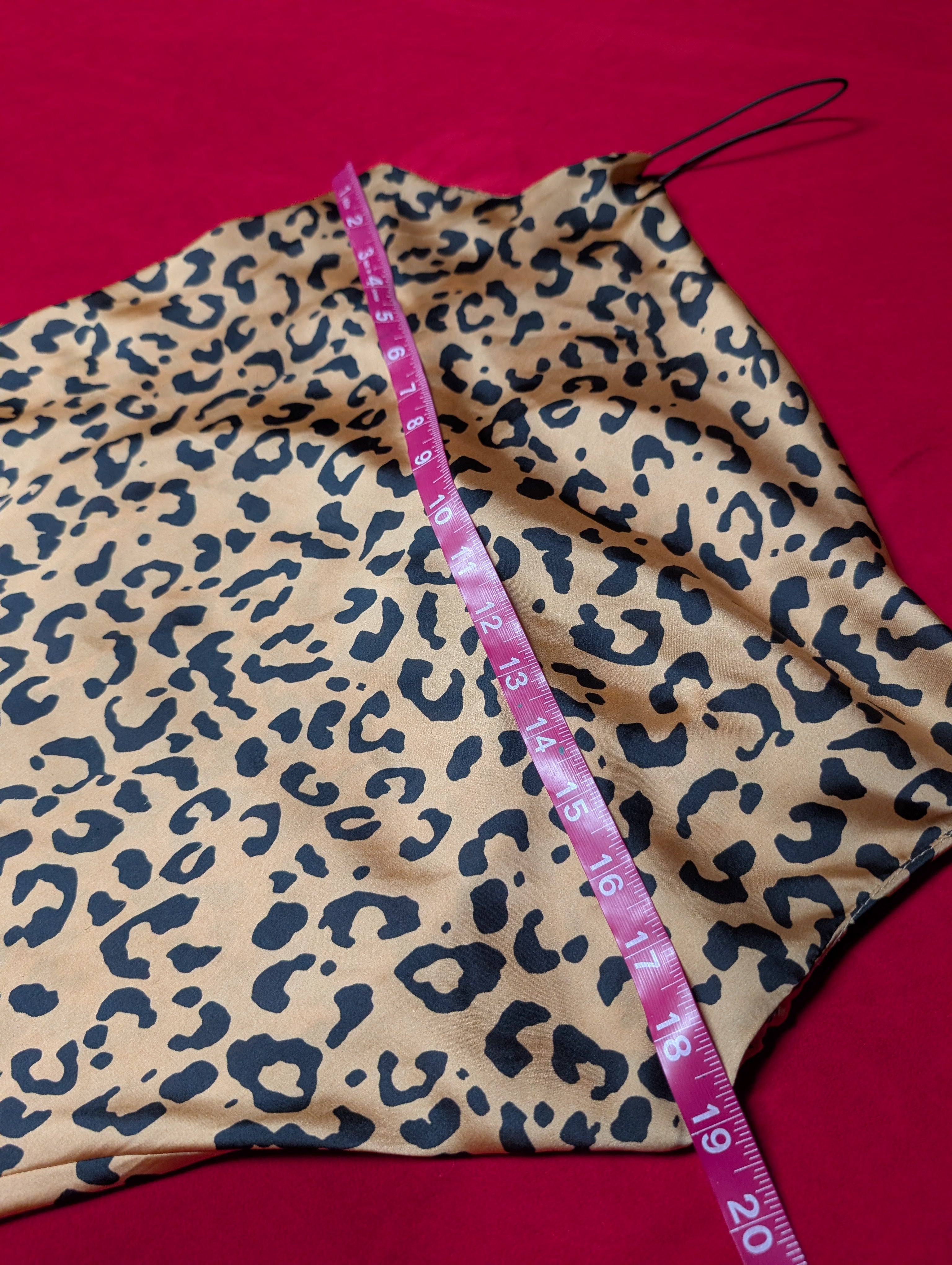 Charmed Hearts Animal Print Cheetah Slip Maxi Dress in XL