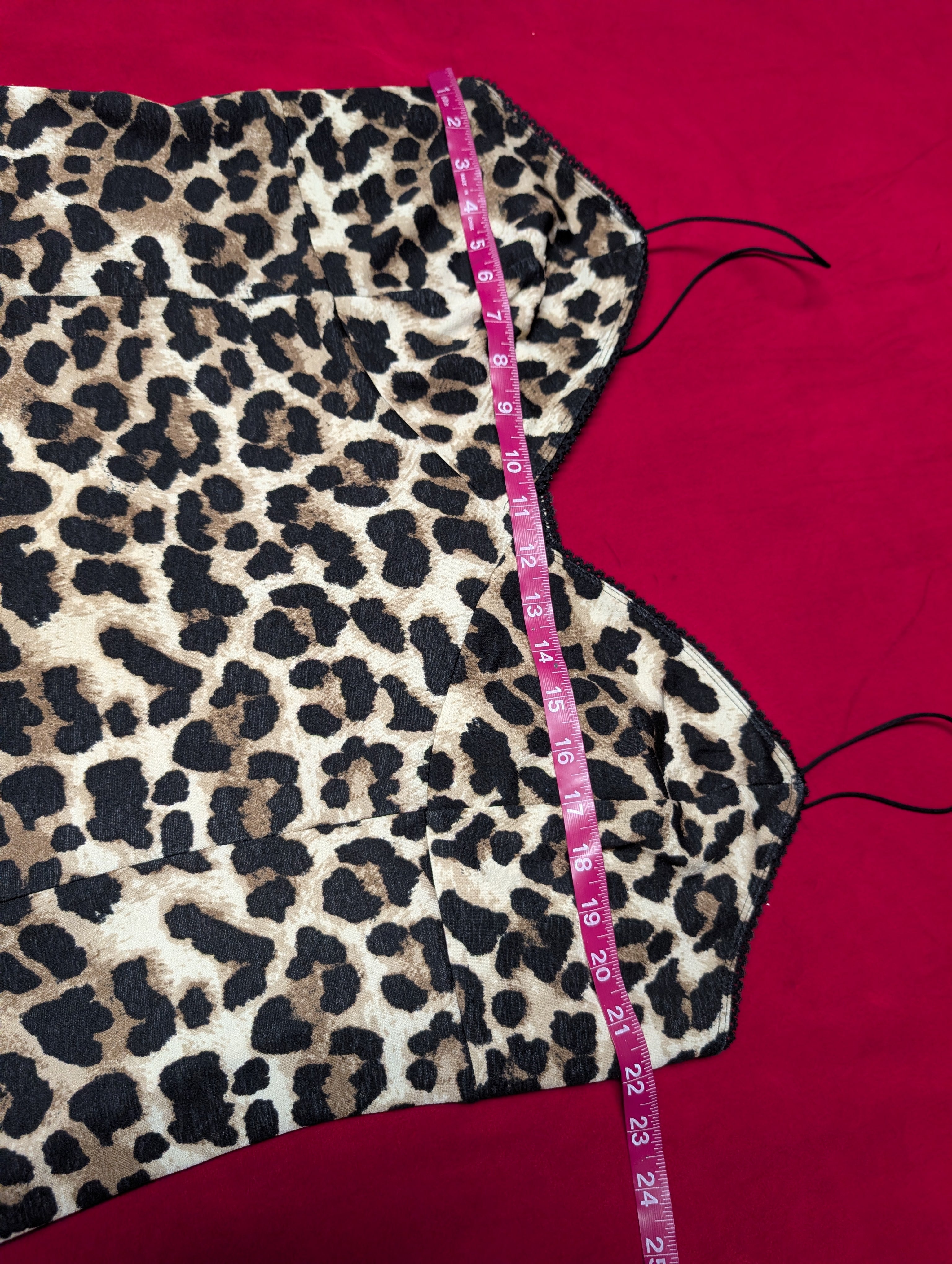 Sweetheart Animal Print Cheetah Mini Slip Dress in 3X