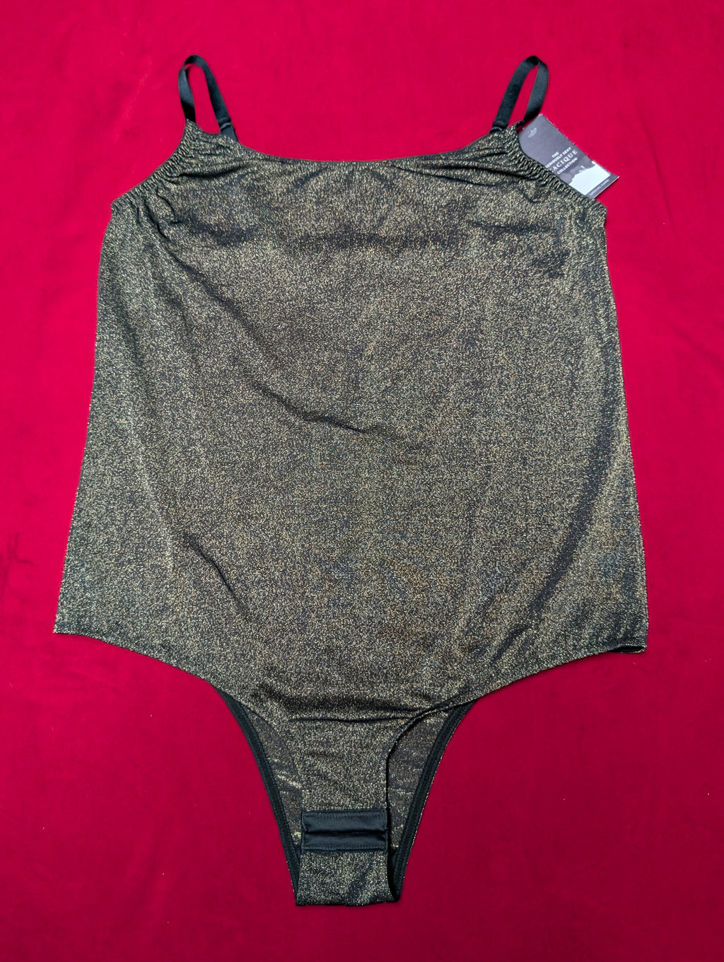 Cacique Seriously Sexy Shimmer Bodysuit in XL