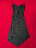 City Triangles Sleek Black Midi Slip Dress size Large