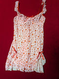 Ruffles & Hearts Mesh Pink Babydoll Nightie Chemise in XL
