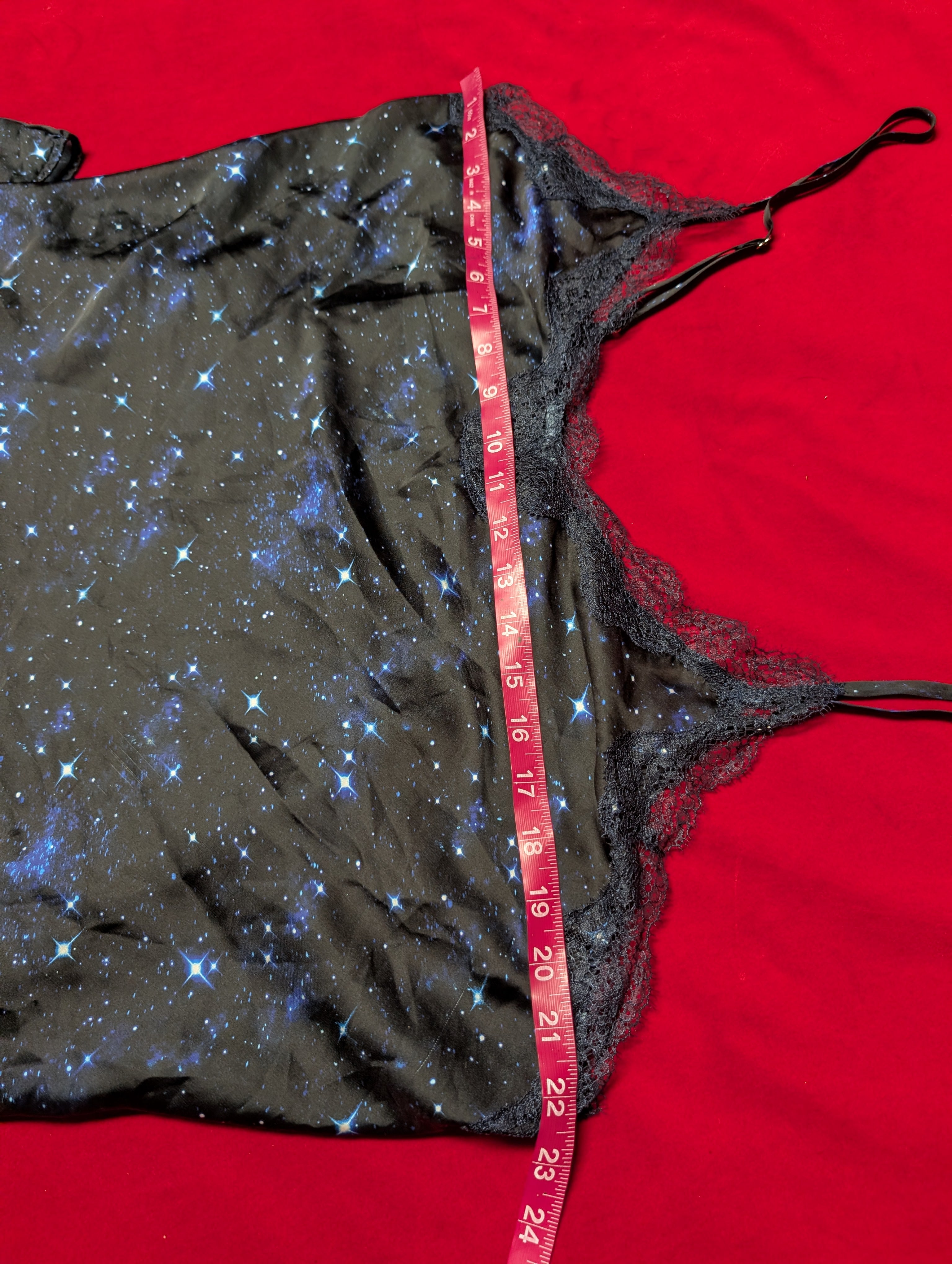Victoria's Secret Deep Space Galaxy Print Tap short & Cami Set in 2XL
