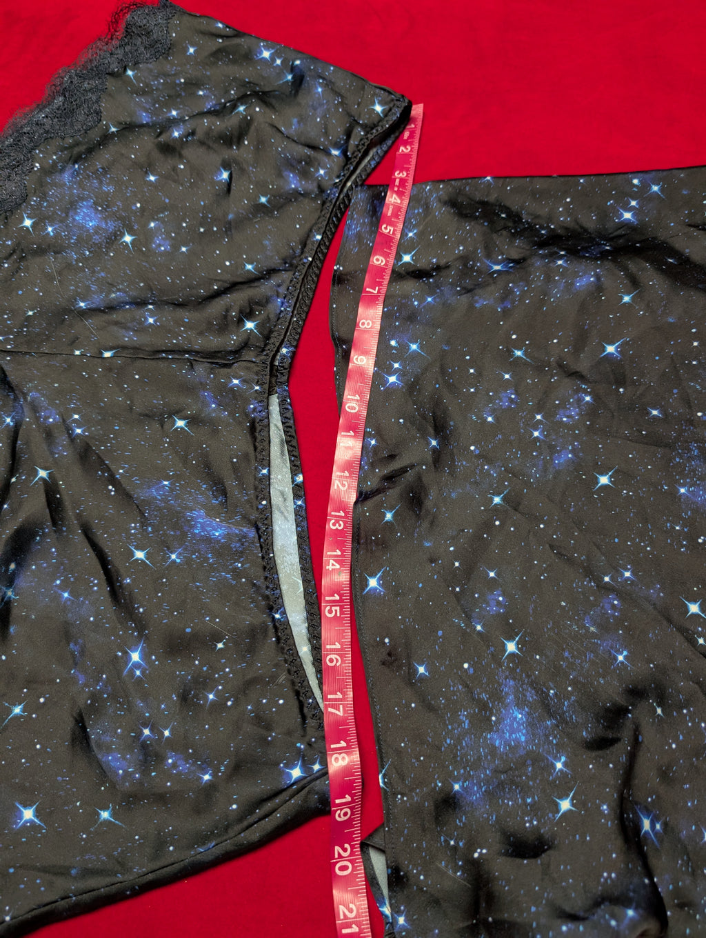 Victoria's Secret Deep Space Galaxy Print Tap short & Cami Set in 2XL