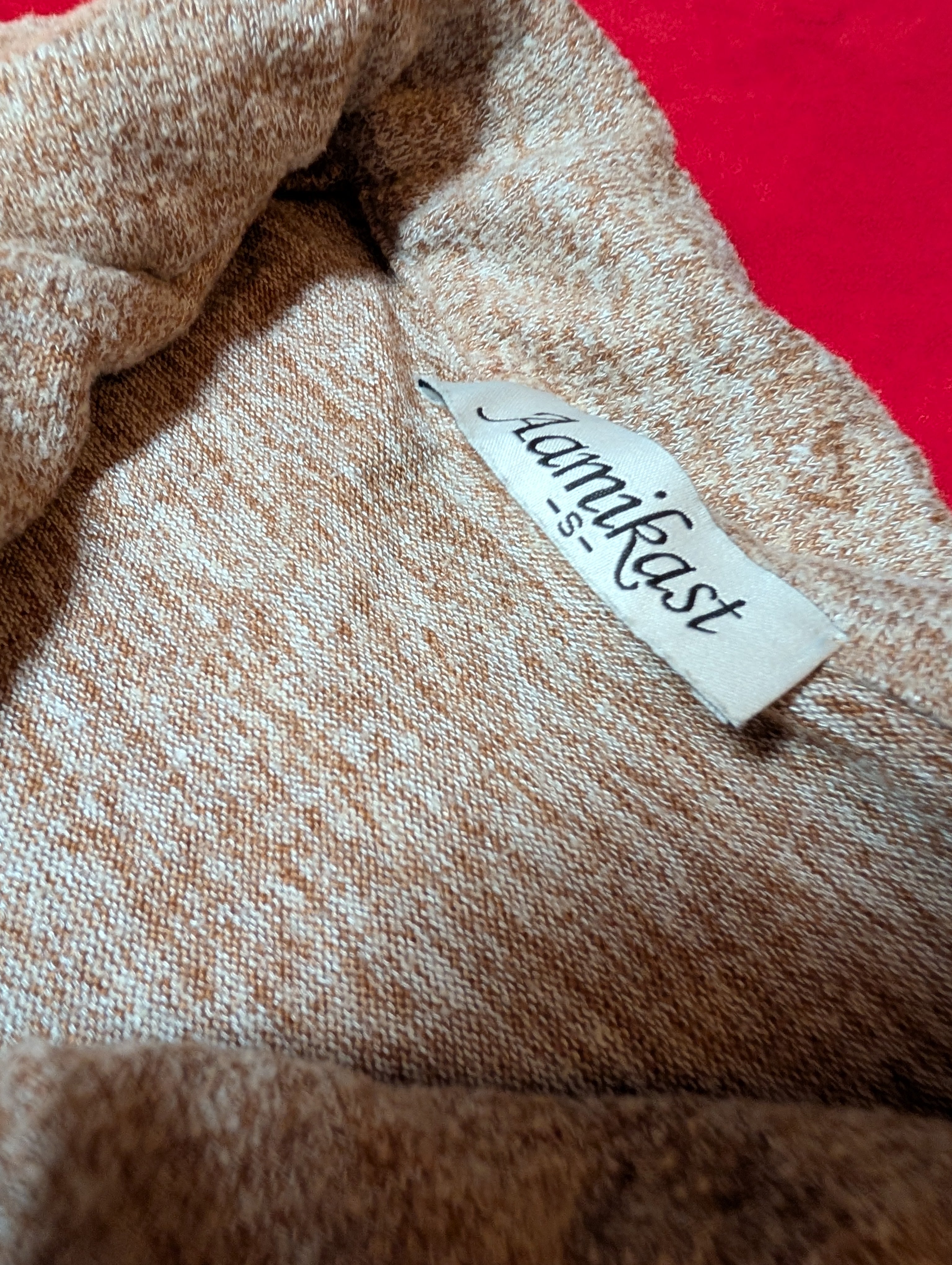Super Soft Heather Oatmeal Beige Long Pajama Set in Small