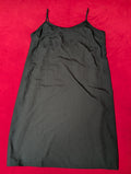 Land's End Black Mini Slip Dress in Large