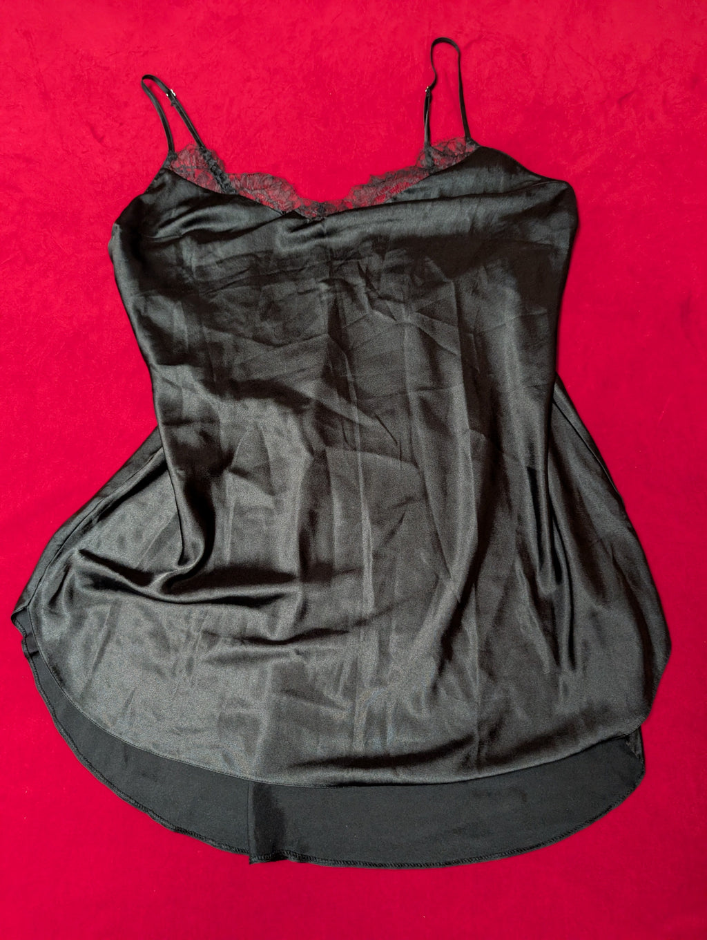 Victoria's Secret Lace & Satin Mini Slip Dress Chemise size XL