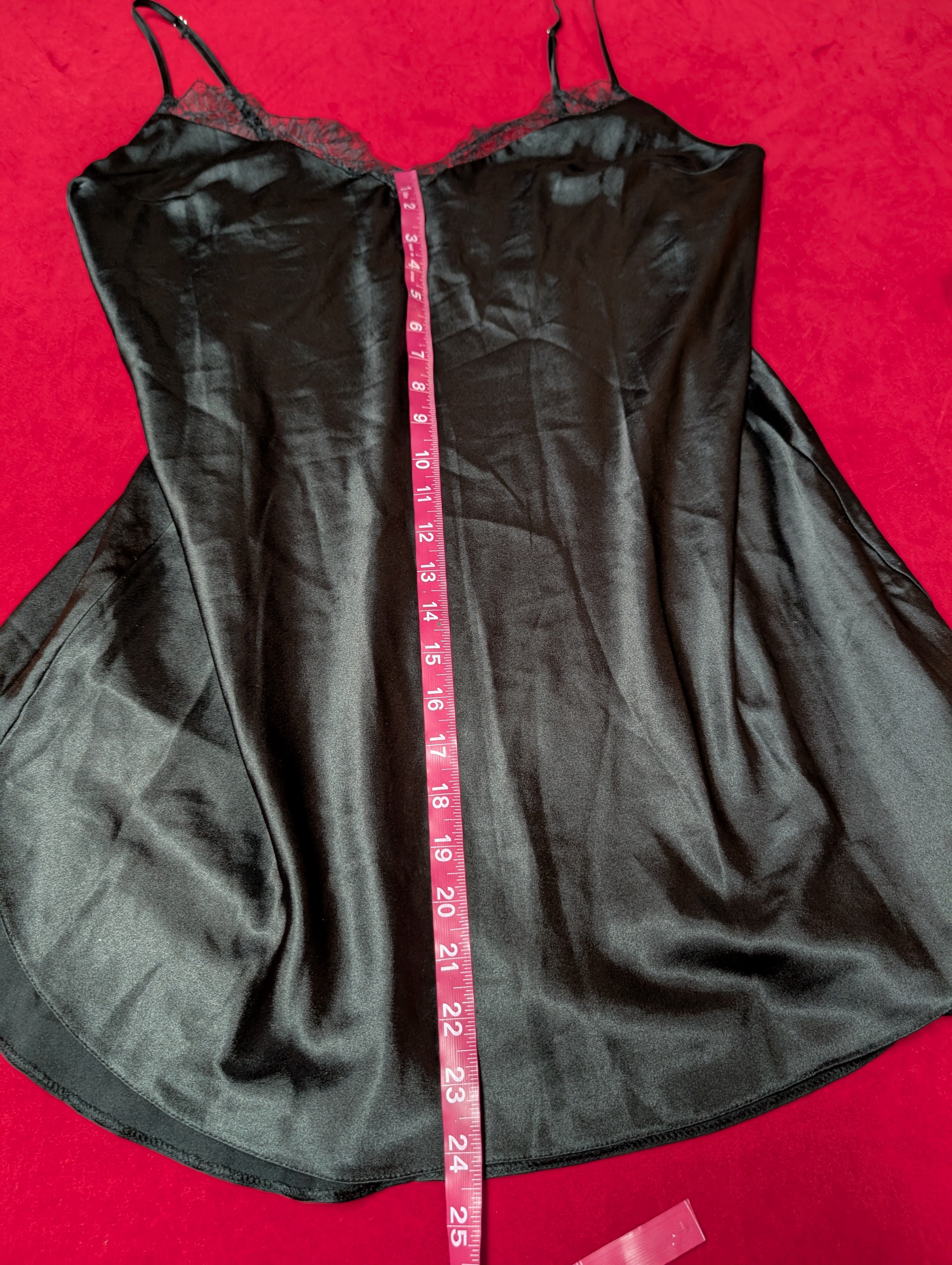 Victoria's Secret Lace & Satin Mini Slip Dress Chemise size XL