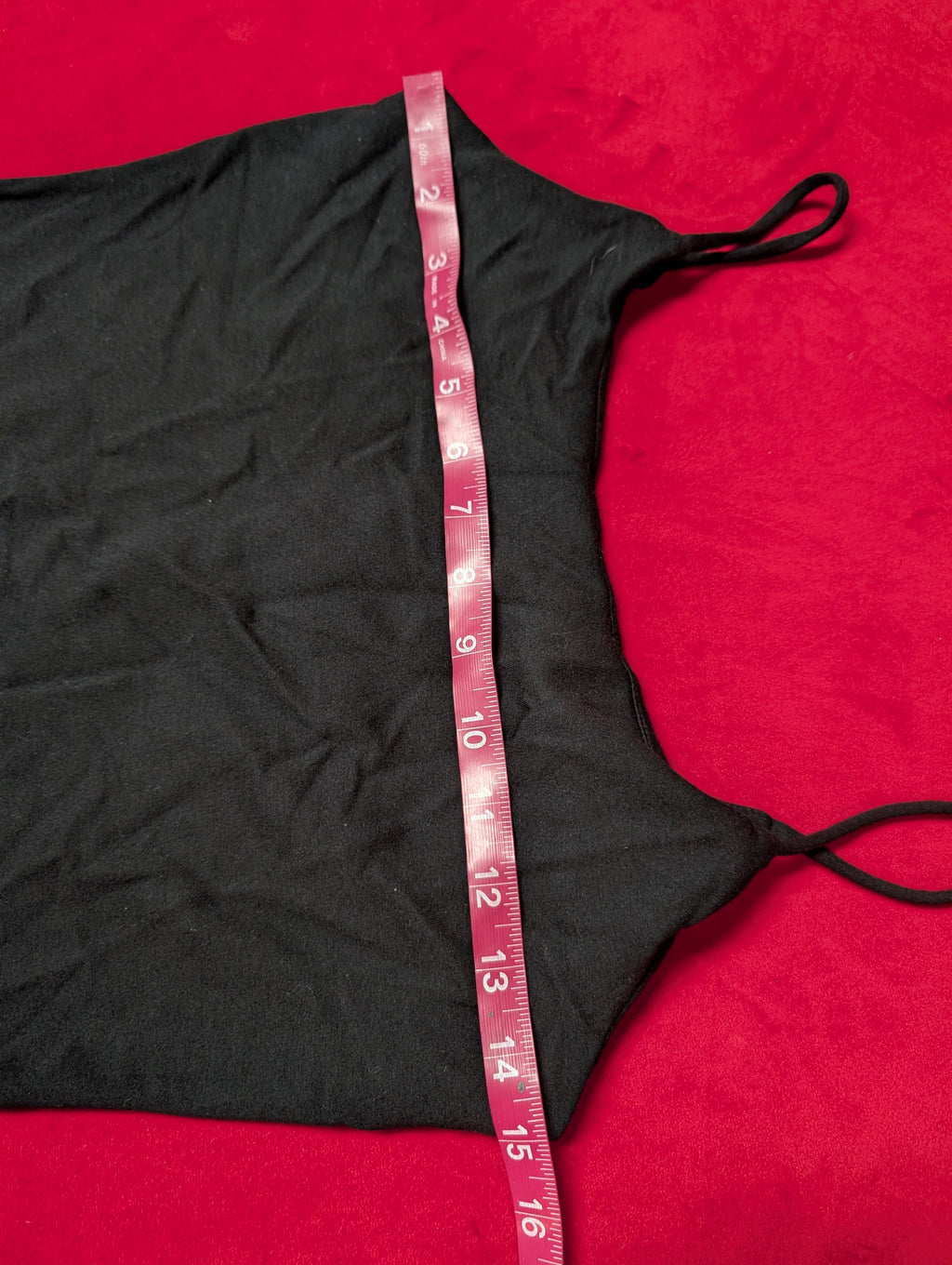 Sleeveless Black Spaghetti Strap Side Split Long Slip Dress size Large