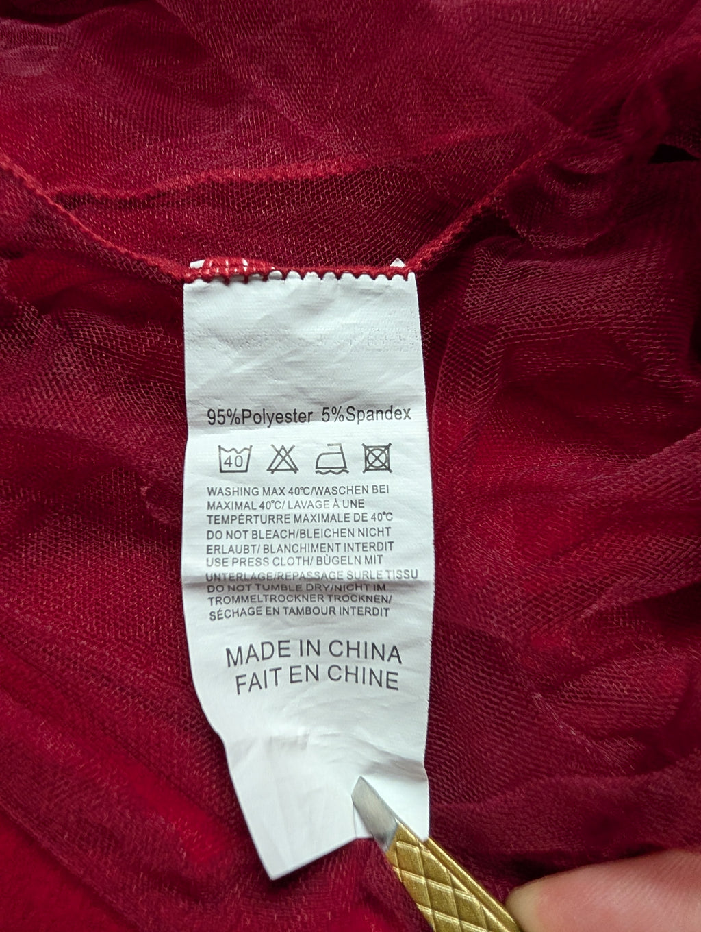 Wired Support Red Tulle Babydoll Chemise size XL
