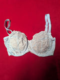 Camio Mio Unlined Comfort Lace Sky Blue Bra 36H
